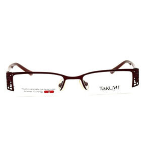 TAKUMI T9538 RED EYEGLASSES SUNGLASSES FRAMES 46-17-135